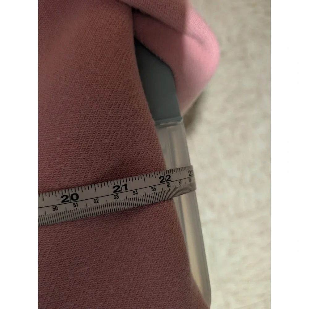 Kate Spade Etta Walking Coat Wool Blend Bow Collar Pink 8 Coquette Preppy Mod